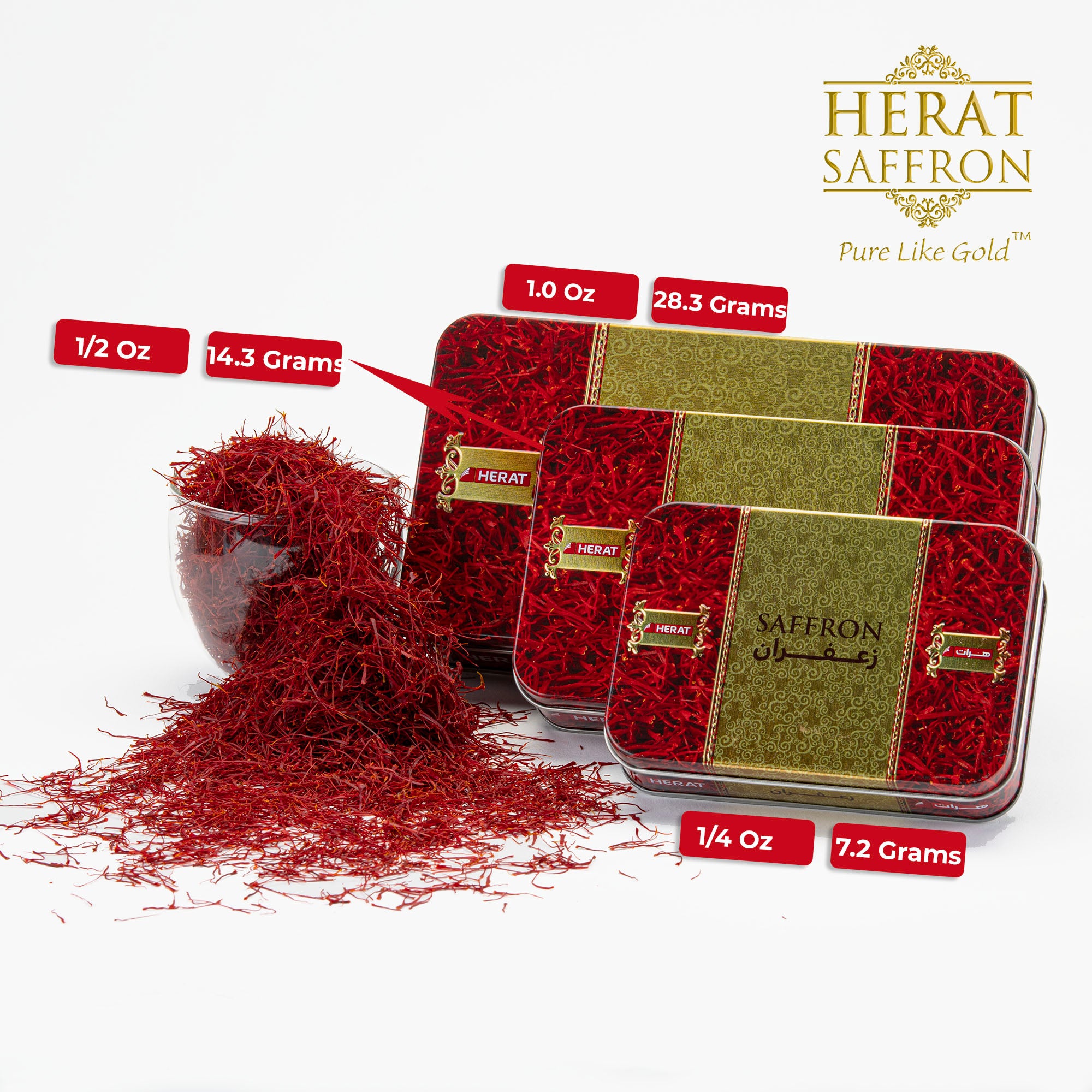 Saffron Super Negin ½ oz (14.2 gr) "Glory Edition" | Herati Saffron